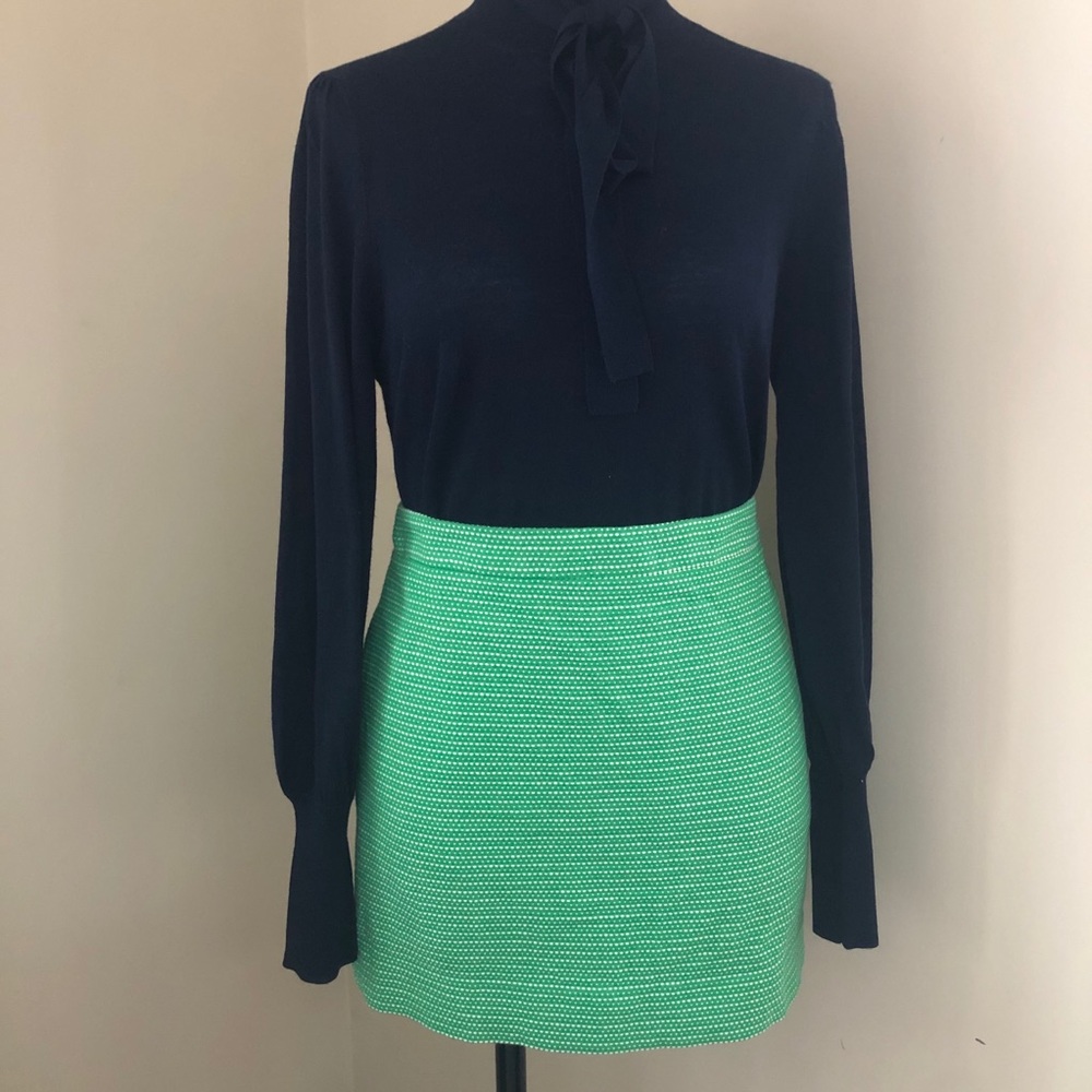 Dot dot dash mini skirt
